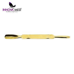 Empujador de Cutículas de Color Dorado, Herramienta de Acero Inoxidable para el Cuidado de las Uñas, Herramienta Profesional para Manicura y Pedicura - Product Image 4
