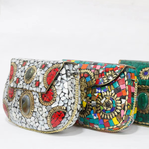 Embrayages de mosaïque en métal en vrac pour l'exportation et les détaillants pour les commandes en gros - Product Image 1