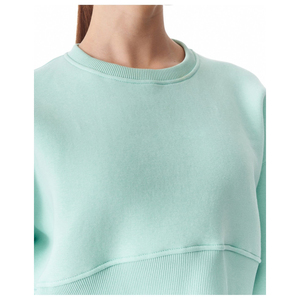 Sudadera Corta de Manga Larga 100% Algodón para Mujer, Cuello Redondo, Ropa Casual de Calle para Invierno y Primavera - Product Image 6