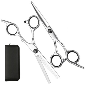 Tijeras de adelgazamiento de acero inoxidable 4Cr13 de Grado Profesional, herramienta de belleza de alta tecnología para el cuidado de perros diestros para veterinarios - Product Image 1