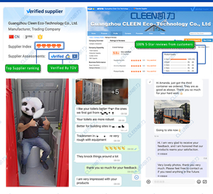 Di động phòng tắm riêng Giải pháp phòng tắm sang trọng HDPE mô hình thiết kế mới vận chuyển container nhà vệ sinh hot-bán Trung Quốc thực hiện - Product Image 6