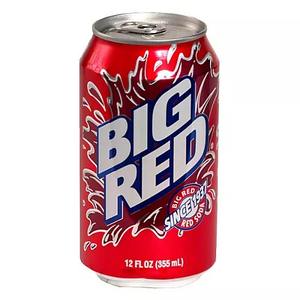 Pack de canettes de boisson gazeuse Big Red original, 33 cl, Big Red 355 ml, boisson froide en canette, 1 L, 1,5 L, 2 L, en stock, Fantaa, boisson gazeuse Big Red 330 ml - Product Image 6