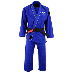 Uniforme léger et confortable avec col et genouillères renforcés, prêt pour les commandes en gros et les badges personnalisés - Product Image 1