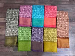 ชุดส่าหรีคอตตอนใส่ทุกวันชุดส่าหรีผ้าฝ้ายแท้คลาสสิกสวมใส่สบายระบายอากาศได้ดีทุกวัน - Product Image 6