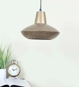 Lampe suspendue décorative en métal, lampe simple plaquée or, taille personnalisée, décoration de maison Offre Spéciale avec le meilleur prix. - Product Image 2