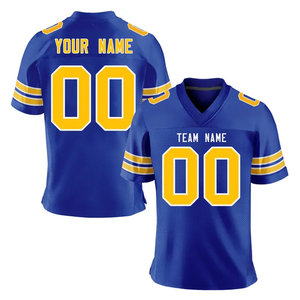 Nombre y número de equipo para hombre, Personaliza tus propias camisetas, uniforme deportivo, regalos personalizados camisetas de fútbol americano impresas - Product Image 1