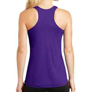 Couleur unie 100% Polyester gros coton gilet femmes maillot de corps été sans manches couleur unie femmes débardeur - Product Image 3