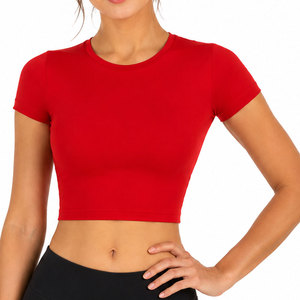 Top Deportivo Corto de Verano para Mujer, 100% Algodón Ecológico de Alta Calidad, Secado Rápido, Transpirable, Precio al por Mayor, Nuevo Diseño - Product Image 1