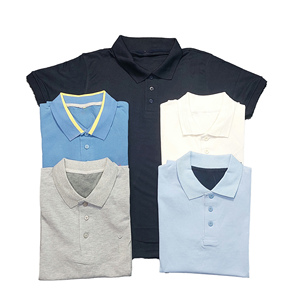 100% algodón Color sólido diseño personalizado moda elegante Color sólido hombres Polos Slim Fit Polos para hombres - Product Image 5
