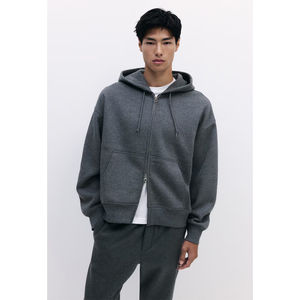 Sudadera Gruesa de Forro Polar para Invierno 2026, Sudadera Holgada con Bordado, Unisex, con Bolsillo Tipo Canguro, Informal, 100% Algodón, Gruesa - Product Image 2