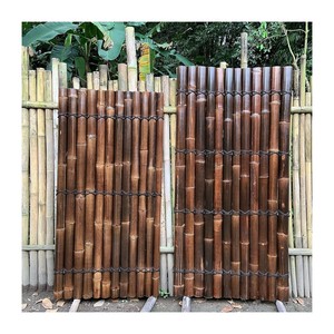 รั้วต้นอ้อยไม้ไผ่สำหรับสุนัขแผงกั้นสวนเพื่อความเป็นส่วนตัวกำหนดขนาดได้เอง - Product Image 1