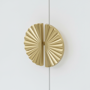 Étagère de rangement moderne en chêne massif, couleur blanche, multifonctionnelle, modèle Cabinet Second Moon - Product Image 4