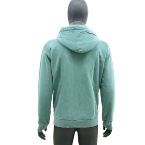 Custom Mens 100% Cotton Hoodie Blank Zip Up Oversized Hooded Sweatshirt No <b>String</b> Printing Logo Vintage Acid Washed Hoodies - Product Image 2