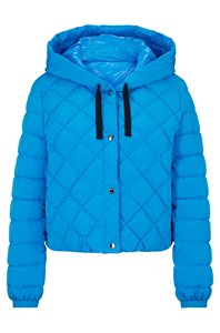 Veste d'hiver chaude en nylon manteaux respirants avec cordon de serrage et logo personnalisé prix bon marché - Product Image 2