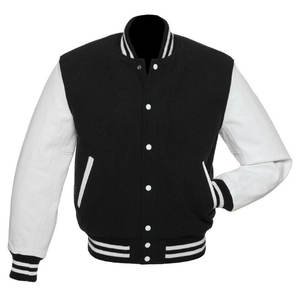 Chaquetas Universitarias de Lana Extra Grandes de Alta Calidad al por Mayor, Estilo Universitario Unisex, Parches en la Parte Delantera, Logotipo Bordado - Product Image 2