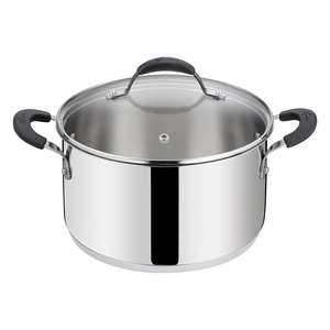 Cacerola Inox (24cm) profunda con tapa TEMPRA Cromo brillante 012896031624 - Product Image 2