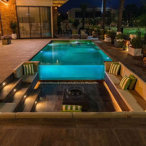 Piscina de Acrílico de Lujo Personalizada para Exteriores, Piscina Elevada Encantadora de Gran Tamaño, Piscina de Fibra de Vidrio para Hotel o Villa, Spa - Product Image 6