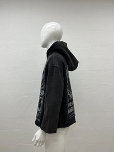 กรดเฮ็มดิบที่ด้อยล้างเสื้อฮู้ดผู้ชายราคาถูก | โลโก้ที่กําหนดเองพิมพ์เสื้อฮู้ดผู้ชายแฟชั่นใหม่ - Product Image 3