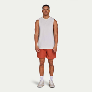 Short de bain d'été personnalisé orange peigné léger de haute qualité à séchage rapide pour hommes Short de surf à taille élastique - Product Image 2