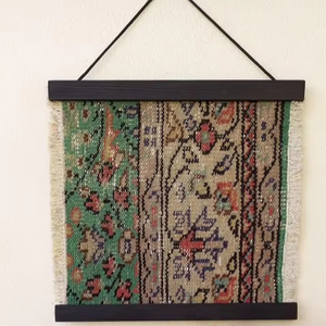 Vinilo Decorativo de Pared Tejido Estilo Boho Moderno, Patrón Geométrico Abstracto, Lavable - Decoración para el Hogar para Celebraciones de Diwali y Cumpleaños - Etsy - Product Image 1