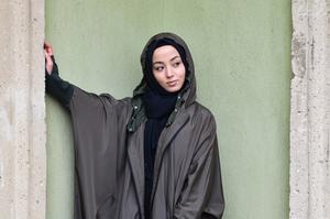 <b>Islamic</b> <b>Clothing</b> Minimalist Style Woven Polyester / Cotton Windproof Prayer Parka LITE by TAKVA Modest Coats - Product Image 2