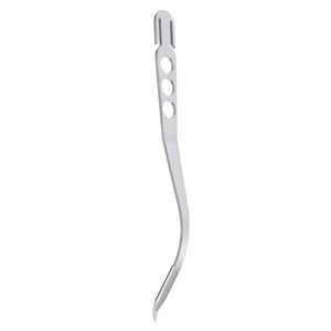 HOHMANN Levier à os courbé 12.12 "Pointe courte Largeur émoussée 2.5mm Largeur de la mâchoire 15 mm Ascenseur de chirurgie osseuse Hohmann - Product Image 5