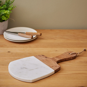 Venta al por mayor ecológica de mármol de madera de acacia charcutería tabla de quesos al por mayor cocina de madera de calidad alimentaria gran oferta - Product Image 5