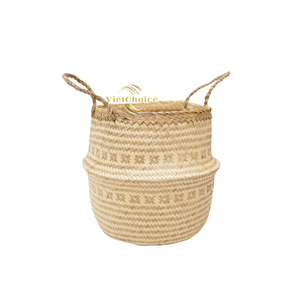 Cestas de Almacenamiento VIETCHOICE, Económicas, Ecológicas, Clásicas, Tejidas con Paja y Fibra de Seagrass, Multiusos, Vietnam - Product Image 4