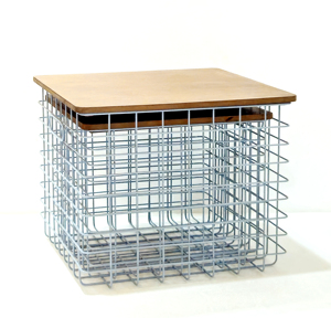 Hot bán hiện đại sang trọng S-2 vuông lưới lưu trữ làm tổ giỏ xu hướng giá sách phân quần áo almirah & giặt giỏ - Product Image 3