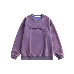 เสื้อสเวตเชิ้ตออกแบบเอง บริการ OEM คุณภาพสูง คอกลม สำหรับเด็ก สีตามสั่ง แบบปกติ - Product Image 1