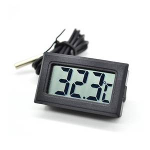 Thermomètre numérique miniature AEK-Tech avec sonde et câble de 5 m, écran LED/LCD en ABS, prise en charge OEM - Product Image 1