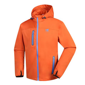 Veste Softshell pour homme de qualité supérieure pour l'hiver avec col montant et logo frontal Vente de haute qualité - Product Image 3