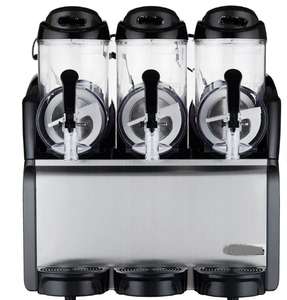 Machine à granita authentique à trois compartiments en acier inoxydable de 3 gallons – Distributeur complet de boissons glacées - Product Image 3
