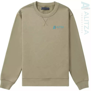 Sweat-Shirt personnalisé Streetwear hommes femmes imprimé numérique unisexe uni de haute qualité surdimensionné en coton biologique - Product Image 3