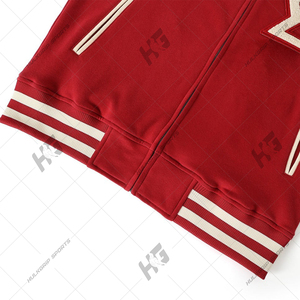 Chaqueta universitaria de béisbol Unisex para Universidad, letras griegas bordadas de invierno, hermandades formales, fraternidades, logotipo frontal, 100% de algodón - Product Image 6