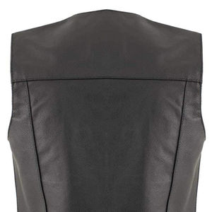 Chaleco de Cuero para Hombre, Nuevo, Personalizado, de Cuero Genuino, Cortavientos, Transpirable, de Alta Calidad, Ajustado, Sin Mangas, para Invierno - Product Image 2