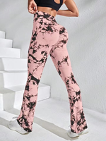 Shorts de yoga tricotés taille haute pour femmes, pantalon de fitness à séchage rapide, coupe large évasée, sans coutures, écologique et antibactérien