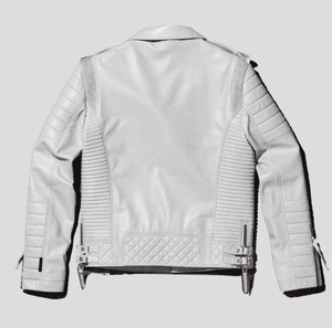 Nouvelle Veste en Cuir Unisexe Modèle 2026 Tendance Coupe-Vent Col Montant Logo Avant Style Vintage Hiver - Product Image 4