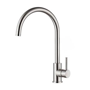 HM Dual Handle Kitchen Faucet Stainless Steel Pull-Out <b>Spray</b> Sink Mixer 360 Rotation with 2 <b>Spray</b>/Stream Jets Plated Finish - Product Image 1