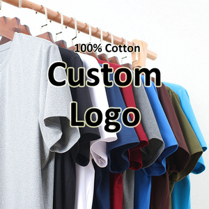 เสื้อยืดผ้าฝ้าย100% สำหรับผู้ชายเสื้อยืดผ้าฝ้ายหนาโอเวอร์ไซส์ออกแบบโลโก้ได้ตามต้องการ - Product Image 4