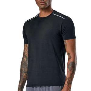 Camisetas Deportivas de Manga Corta de Secado Rápido para Hombre, Camisetas de Gimnasio con Cuello Redondo, Camiseta Deportiva de Entrenamiento, Ropa de Gimnasio - Product Image 3