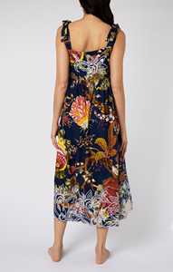 2024 elegante cuello cuadrado sin mangas diseñador largo Maxi ropa de fiesta nuevo verano colección al por mayor dulce bordado estampado pantorrilla - Product Image 3