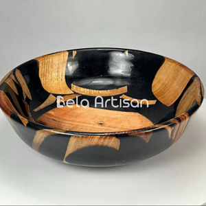 Cuenco Decorativo Ecológico de Madera Pulida y Resina, Hecho a Mano, para Decoración del Hogar, Sala de Estar y Cocina, Regalos Empresariales - Product Image 6