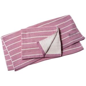 [Wholesale Products] HIORIE Osaka Striped Pattern Gauze <b>Towel</b> 100% Cotton Bath <b>Towel</b> 60cm*130cm Low MOQ Washable Quick Dry <b>Pink</b> - Product Image 1