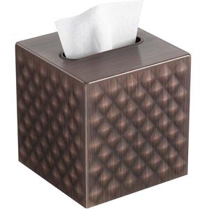 Vente chaude Unique Argent Métal Serviette Boîte Salle De Bains Porte-Mouchoirs Décoratifs pour La Maison et Hôtels Restaurants - Product Image 5