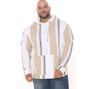 Sudaderas con capucha acolchadas para hombre más vendidas, ropa de calle de invierno, diseño de bolsillo sólido impreso, precio barato al por mayor de Año Nuevo - Product Image 2