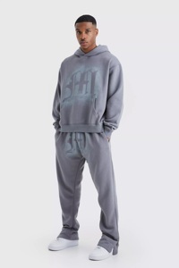 Vente en gros de vêtements de ville décontractés pour hommes, survêtements en vente, pantalon évasé pour hommes, jogging deux pièces décontracté imprimé, top ventes - Product Image 2