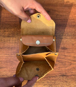 มาใหม่ล่าสุดผู้หญิงจริงหนังเหรียญกระเป๋าสตางค์สไตล์กระเป๋าสตางค์กระเป๋าสตางค์ขนาดเล็กของแท้หนัง Unisex กระเป๋าเงินเหรียญหลากสี - Product Image 4