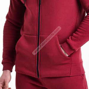 ชุดวอร์มมีฮู้ดผ้าฝ้ายขนแกะไม่มีลายกำหนดได้เองชุดวอร์มผ้าฝ้ายมีฮู้ดผ้า100% ฝรั่งเศสเทอร์รี่มีฮู้ดทรงบ็อกซี่ใส่ได้กับเสื้อผ้าแบบเย็บปัก - Product Image 5