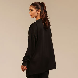 Tunique longue islamique pour femmes de haute qualité, coupe ample, tissu doux au toucher, avec lien latéral, pour un usage quotidien décontracté, prix de gros - Product Image 3